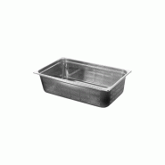 Plateau Comas Gastronorm GN 1/1 CM 53 x 32,5 x 10 cm, perforé en acier inoxydable 18/10 - gris Acier inoxydable 18/10 8425734106187