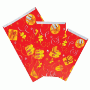 Pochettes cadeaux 'Surprise' 12+4,5x20cm - par 250 - Rouge, Papier couché