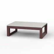 Pouf lounge ottoman FRAME - grenat