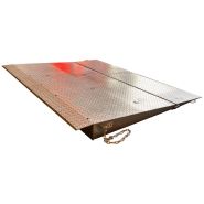 Rampe d'accès galvanisée pour conteneur au sol - Capacité 6.5T - AZ Ramp HCRN-065 GAV