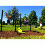 Street Workout DAMAPRO - Barre fixe abdos en acier galvanisé thermolaqué pour parc sportif en plein air Street Workout DAMAPRO - Barre fixe abdos en acier galvanisé thermolaqué pour parc sportif en plein air