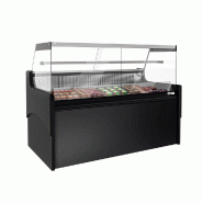 Vitrine comptoir réfrigérée droite EVERT 1880 mm - 1 étagère