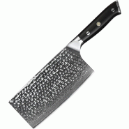 XinZuo - Couperet Damas (couteau de chef chinois) - Série B13H Yu - multicolore B13H-DC