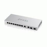 ZyXEL XGS1010-12 - V2 - Switch - non géré - 8 x 10/100/1000 + 2 x 100/1000/2,5G + 2 x 1 - XGS1010-12-ZZ0102F