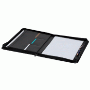 Bloc-notes noir avec 4 compartiments - 5600847153348