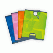 Calligraphe Lot de 20 Cahier Ligne 8000 17x22, 32p./16 feuilles 90 g/m² piquées, couv. Vernis UV, Séyès - 3210331087084