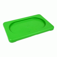 Couvercle Polypropylène Clippé GN 1/9 - HACCP Vert - Gastroland - vert plastique polypropylène 3701666009662