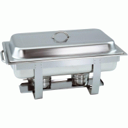 GVK ECO 1 pièce Chafing Dish 6331 avec récipient GN 1/1 65 mm - Acier inoxydable 18/10 ChafVar-6-1er