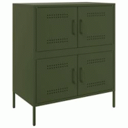 Helloshop26 - Buffet bahut commode armoire meuble de rangement organisateur cuisine salle de séjour salon olive 68 x 39 x 79 cm 02_0036590 - 30002129 Helloshop26 - Buffet bahut commode armoire meuble de rangement organisateur cuisine salle de séjour salon olive 68 x 39 x 79 cm 02_0036590 - 30002129