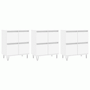 Helloshop26 - Buffet bahut commode armoire meuble de rangement organisateur cuisine salle de séjour salons 3 pcs bois d'ingénierie 02_0037000 - 3000 Helloshop26 - Buffet bahut commode armoire meuble de rangement organisateur cuisine salle de séjour salons 3 pcs bois d'ingénierie 02_0037000 - 3000