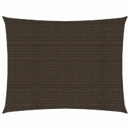 Helloshop26 - Voile d'ombrage 160 g/m² marron 2 x 3 m PEHD 02_0009140 - marron 3000488947764