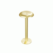 Lampe de Table Portable Bimba LED 2W IP65 Variable CCT 2000K/3100K/5000K Or Brossé - Beneito & Faure pour Intérieur et Extérieur - 8436590209929