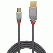 LINDY 1m USB 2.0 Type A/Mini-B Cable Cromo Line