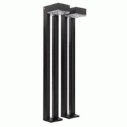 Lot de 2 bornes Eclairage Solaire Extérieur 100 Lm Autonomie 3 nuits IP54 ASLO - noir 5604612741815 Lot de 2 bornes Eclairage Solaire Extérieur 100 Lm Autonomie 3 nuits IP54 ASLO - noir 5604612741815