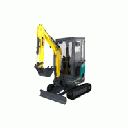 Mini-pelle compacte - AMX 18-2 - AMMANN avec voie variable et chenilles en caoutchouc