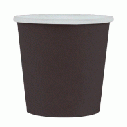 Pot en carton 105ml Ø6/4.5x5.8cm noir - par 1000