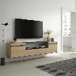 SKRAUT HOME - MEUBLE TV, BANC TéLé, 200X35X45CM, POUR LES TV JUSQU