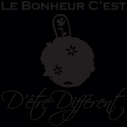 Sticker Le bonheur c’est d’être différent