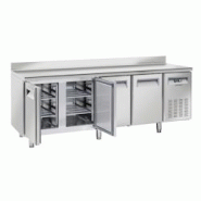 Table réfrigérée négative avec dosseret 4 portes CTARND4P Casselin - CTARND4P Table réfrigérée négative avec dosseret 4 portes CTARND4P Casselin - CTARND4P