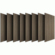 TecTake GmbH tectake Panneaux acoustiques Sonic Wall IV aspect bois Chêne Foncé - marron Bois manufacturé 406815 TecTake GmbH tectake Panneaux acoustiques Sonic Wall IV aspect bois Chêne Foncé - marron Bois manufacturé 406815
