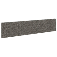 Vidaxl mur en gabion avec couvercles acier galvanisé 900x30x200 cm 147819