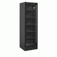 Armoire à boisson noire porte vitrée avec charnière gauche - 397 l - PSCU1425 FRAMELESS L/H