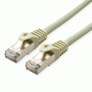 Cordon VALUE Cat.6A (Classe EA) S/FTP (PiMF) solide LSOH, gris, 20 m_0