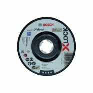 Disque à ébarber métal moyeu déporté xlock 125x6 mm boîte de 10 disques
