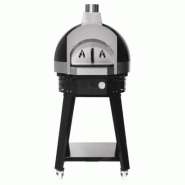 Four à pizza à bois noir avec support - Ø 600 mm | QDM
