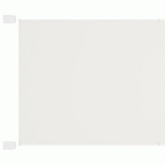 Helloshop26 - Auvent vertical 140 x 800 cm tissu oxford blanc 02_0007565 - vert polyester 3000397182720