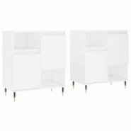 Helloshop26 - Buffet bahut commode armoire meuble de rangement organisateur cuisine salle de séjour salons lot de 2 bois 02_0036689 - 3000212999182 Helloshop26 - Buffet bahut commode armoire meuble de rangement organisateur cuisine salle de séjour salons lot de 2 bois 02_0036689 - 3000212999182