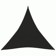 Helloshop26 - Voile toile d'ombrage parasol 160 g/m² 5 x 5 x 5 m PEHD noir 02_0009219 - noir 3000498182728