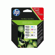 HP 932XL/933XL - Pack de 4 cartouches d'encre (N/C/M/J) grande capacité authentique - C2P42AE