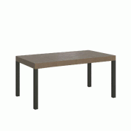 Itamoby Table Extensible Everyday Premium 120/380X90 Cm En Gris Tourterelle Avec Pieds Anthracite - beige 8050598908402