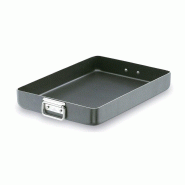 Lacor rôtissoire antiadhésive ROBUST poignées rabattables en aluminium 50x35 23550A - aluminium 23550A