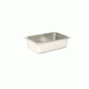 Plateau Comas Gastronorm GN 1/1 CM.53X32,5X4h en acier inoxydable 18/10 - gris Acier inoxydable 18/10 8425734105678