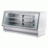 Vitrine fermée réfrigérée avec verre incliné - 2015x850x1085 mm - 480 W 230/1V - 13VC1208 Eurast - gris inox 13VC1208 Vitrine fermée réfrigérée avec verre incliné - 2015x850x1085 mm - 480 W 230/1V - 13VC1208 Eurast - gris inox 13VC1208