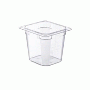 Bac alimentaire Araven Gastronorm GN 1/3 - 6 litres - cm 32,5 x 17,6 x 15 h - transparent Polycarbonate 94017 Bac alimentaire Araven Gastronorm GN 1/3 - 6 litres - cm 32,5 x 17,6 x 15 h - transparent Polycarbonate 94017