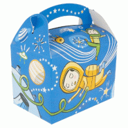 Boîte menu enfant carton Espace 17x16x10cm - par 300