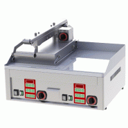 Clam / Grill électrique semi-automatique - 1 clam + fry-top lisse | Redfox - KDA63ED