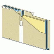 Cloison acoustique industrielle - cloison knauf métal km 98/48-35 - ka 13 phonik