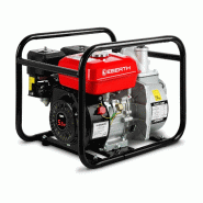 EBERTH Pompe à Eau Thermique Essence 5,5 CV, Pompe de Jardin 30 000 l/h, 2 Pouces, Aspiration 7 m, Moteur 4 Temps - GG1-ERWP20