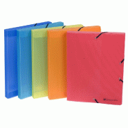 Exacompta Lot de 17 Boîte de classement EXABOX LINICOLOR polypro, dos de 25, coloris assortis (5) - multicolore plastique 5967E