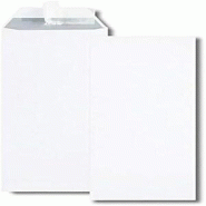 GPV Boîte de 500 pochettes Everyday blanches 125x324/½BC4, 90 g/m², adhésives avec bande - 3250650042814