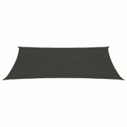 Helloshop26 - Voile toile d'ombrage parasol 160 g/m² 2 x 5 m pehd anthracite 02_0008913 - 3000477847761