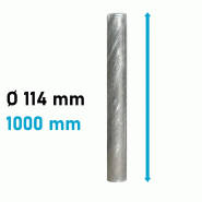 Potelet galva carrefour - 114 mm