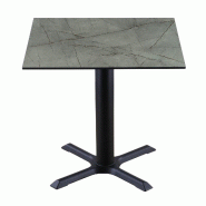 Proloisirs Table Simplify 60X60 cm Marbre Gris - gris multi-matériau AG2023