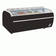 Réfrigérateur / congélateur de supermarché noir 1255 L - Noir | Tefcold - TWIN220B-CF