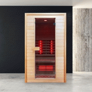 SAUNA ​​INFRAROUGE BOREAL® DIFFUSION 120 - 2 PLACES À SPECTRE COMPLET - ​120X100