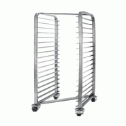 Schneider - Chariot de transport longitudinal TYP-Z 18 supports GN 1/1 - inox 385205